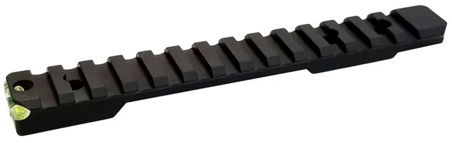 Talley PLM700ACI Picatinny Rail Black Aluminum w/Anti-Cant Indicator - Talley Manufacturing