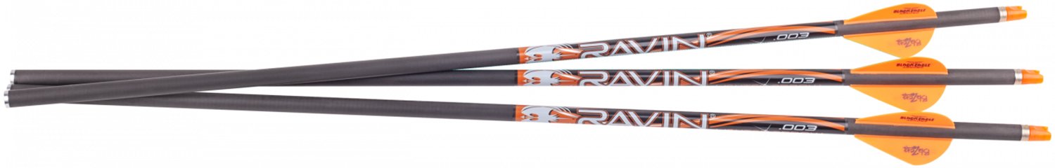 Buy Ravin Crossbows R133 Match Weight Lighted Arrows 400GR .003" 3 Pack online