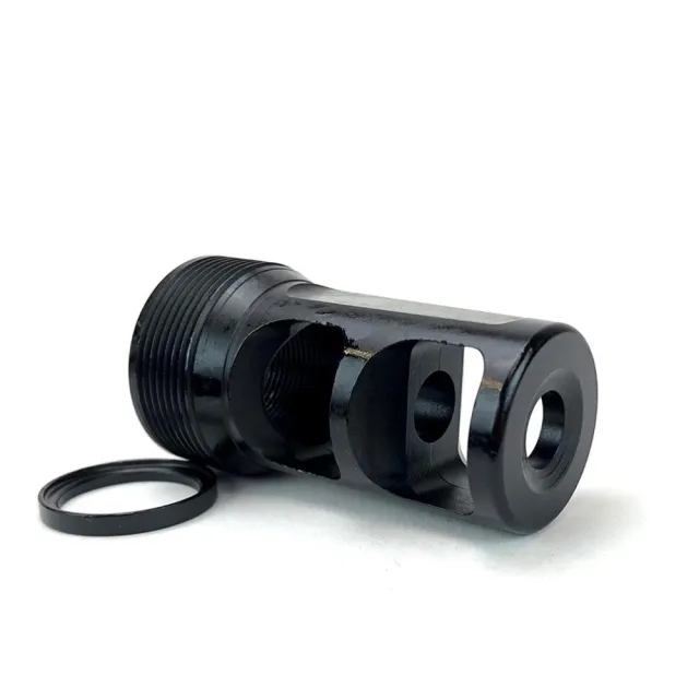 Barrett 18404 Muzzle Brake Kit, .30 Cal, 5/8-24, AM338 Suppressor Use - Barrett - .30 CARBINE