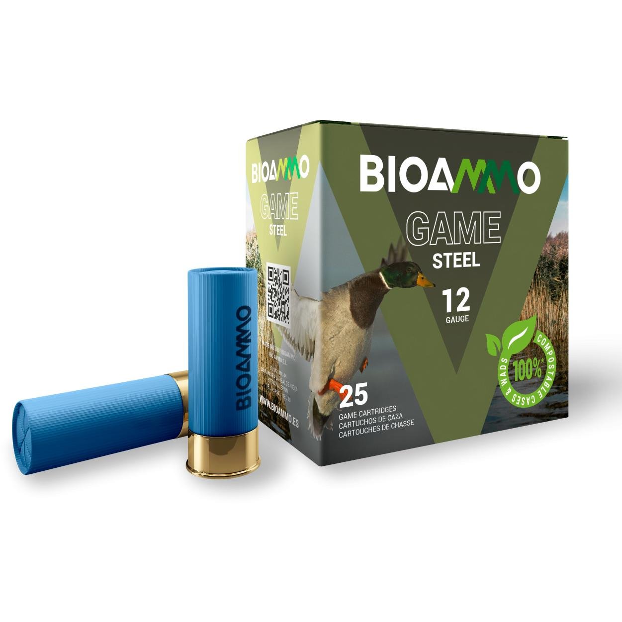 Buy BIOAMMO Steel Game Pheasant Shotshells 12 ga 2-3/4 1-1/16 oz 1295 fps #5 online
