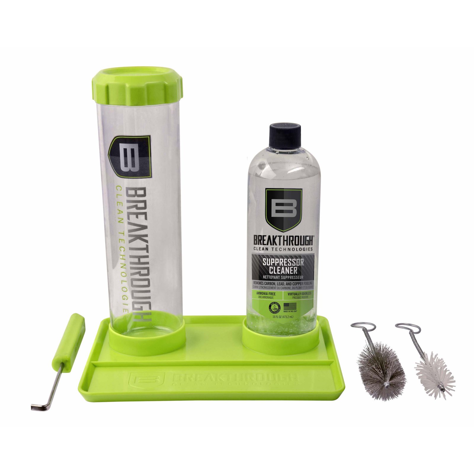 Breakthrough Clean BT-SCK Suppressor Cleaning Kit with 16 oz. Cleaner - Breakthrough Clean