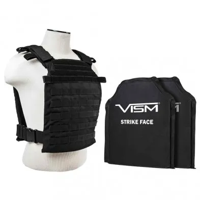 NcStar FAST PLATE CARRIER VEST BLACK W 2 11X14 SH...