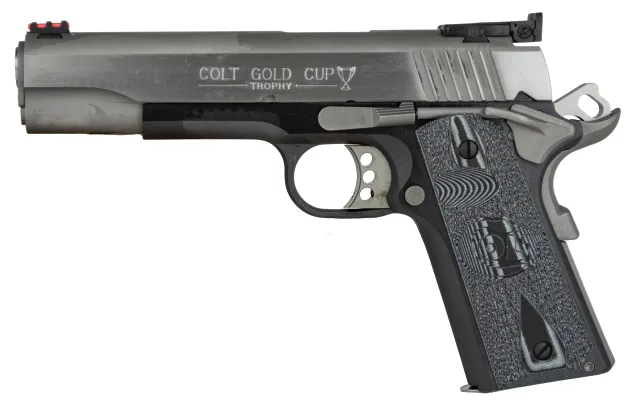 Colt Gold Cup Lite 45ACP 5 Duo Tone Blem - Blued Frame, Stainless Steel Slide, G10 Grips, Aluminum Trigger - Colt - 45ACP