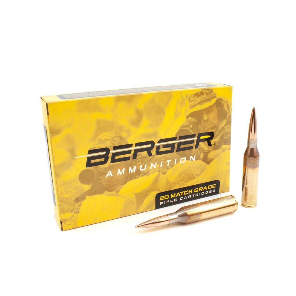 Berger 62020 300 Norma Magnum 215gr Hybrid Boat Tail Ammo 20/Box - Berger Bullets - 300 NORMA