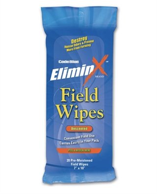 Code Blue D-Code Odor Eliminator Field Wipes OA1318 - Code Blue