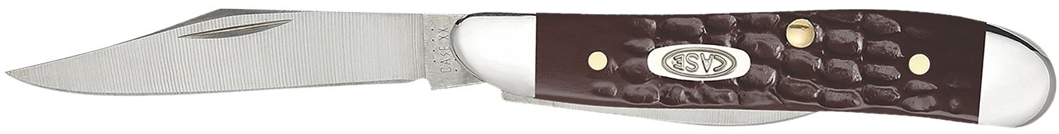 Buy Case Peanut 00046 Folding Knife 2 Blade 2.88 in Brown Synthetic online