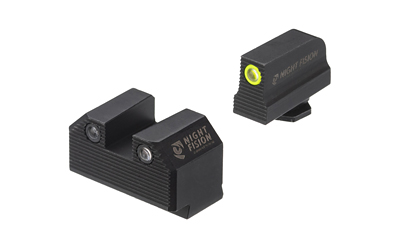 Night Fision Optics Ready Stealth Series Sights Tritium with Yellow - Night Fision