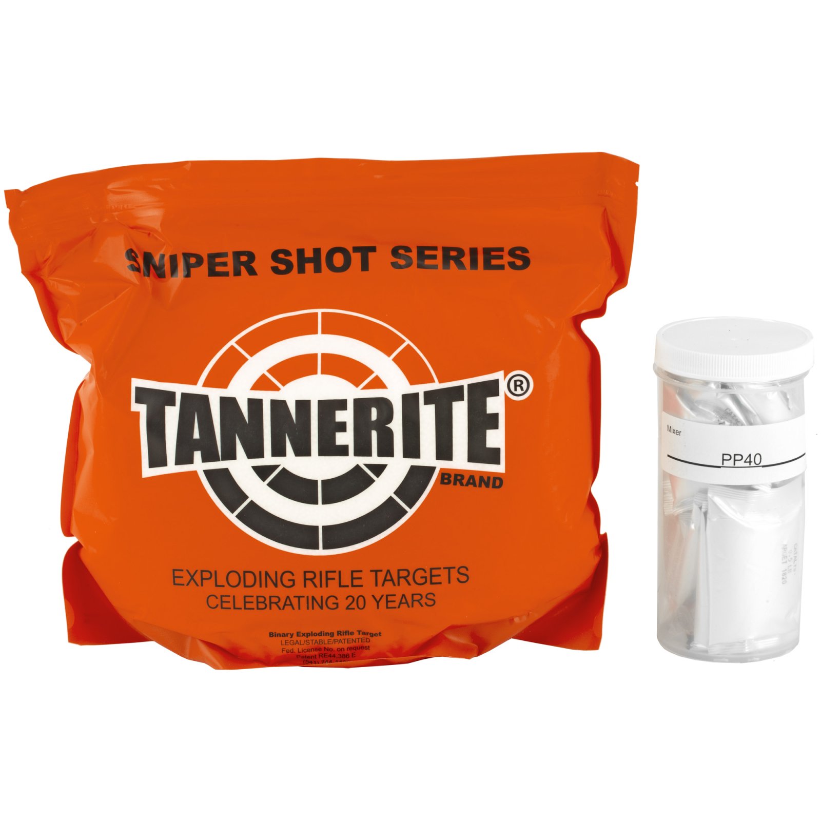 Tannerite PP40 Sniper 40 Shot Target with 40 1/2 lb Targets 0.50 LB - Tannerite - 0.50 LB