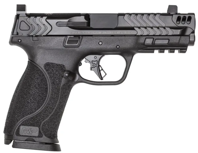 S&W 14415 M&P 9MM 17+1/23+1 Ported Slide Gray Stainless Steel - Smith & Wesson - 9MM