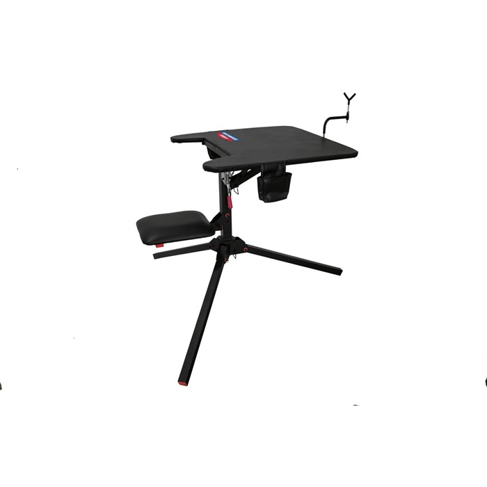 Birchwood Casey MSB300 Swivel Shooting Bench Black Steel 29"x29" 38 lbs - Birchwood Casey