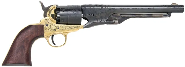 Traditions FR186012 1860 Army Break Open 44 Cal #11 Percussion 8" 6 Shot... - Traditions - 44 Black Powder