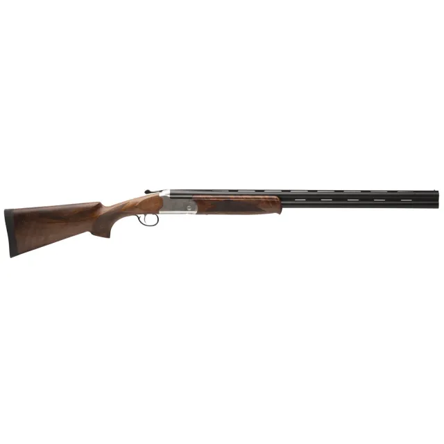 Stevens 22592 555 E 12 Gauge 28" Over/Under 3" Silver Oiled Turkish Walnut Ambidextrous Hand (5) Chokes - SAVAGE ARMS - 12 Gauge