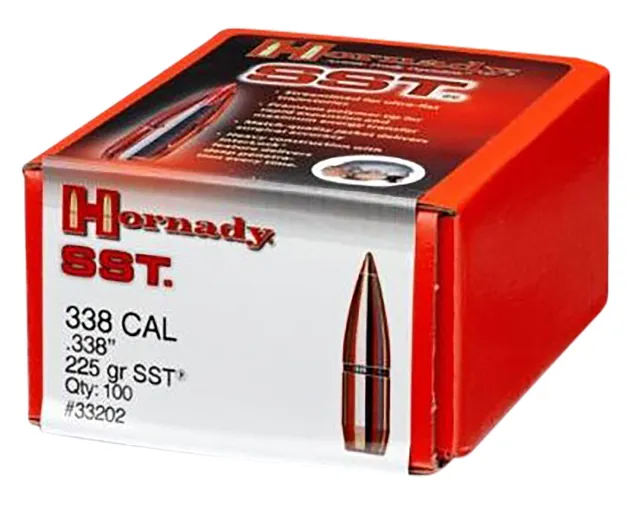 Hornady 33202 SST Hunting 338 Cal .338 225 gr Super Shock Tip (SST) - Hornady - 338 Caliber