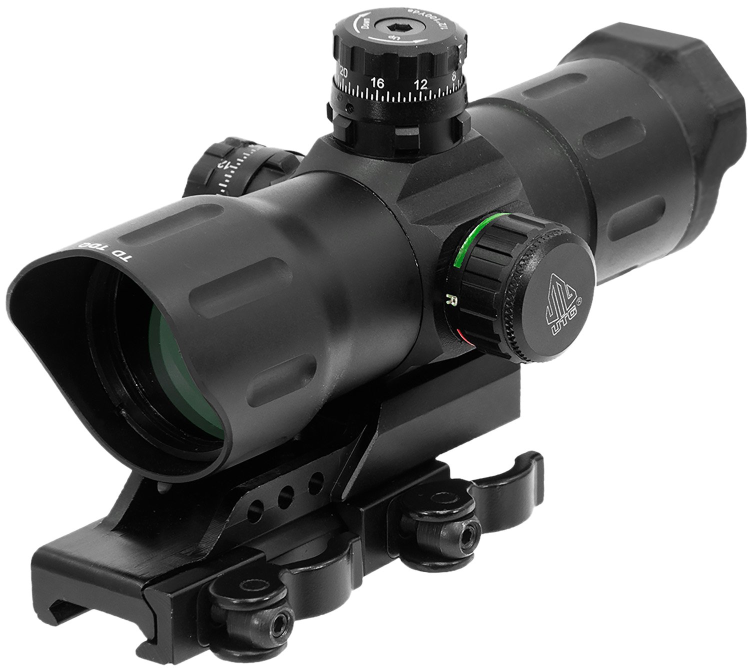 Leapers UTG SCP-TDTDQ ITA 6" Red/Green T-Dot Sight 1x 13.1oz - Leapers