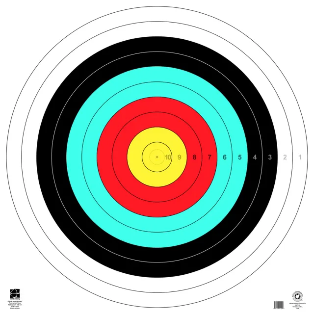 Maple Leaf Press WP-122 Target Face 122cm Waterproof 15 Pack - Maple Leaf Press