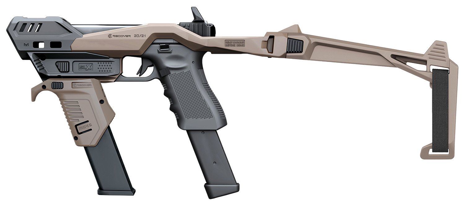 Recover Tactical 2021 Brace SLX MG45 Tan 2021SLX-02 - Recover Tactical