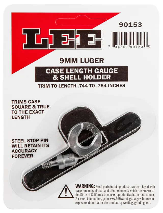 Buy Lee Precision Case Length Gage and Shell Holder 9mm Luger online