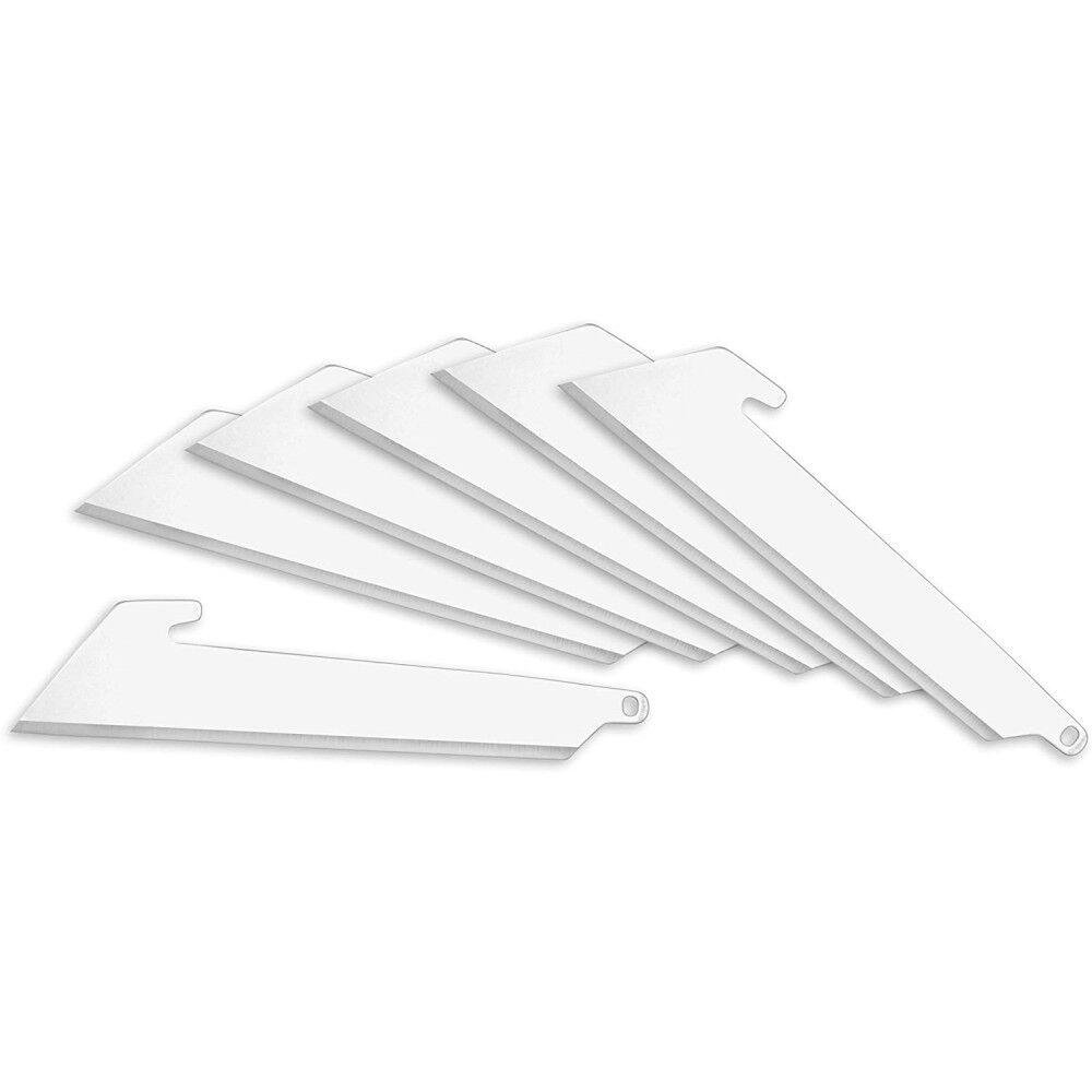 Buy Outdoor Edge RazorSafe 3.0in Utility Blades, 420J2 Stainless Steel, 6-Pack, Non-Serrated online