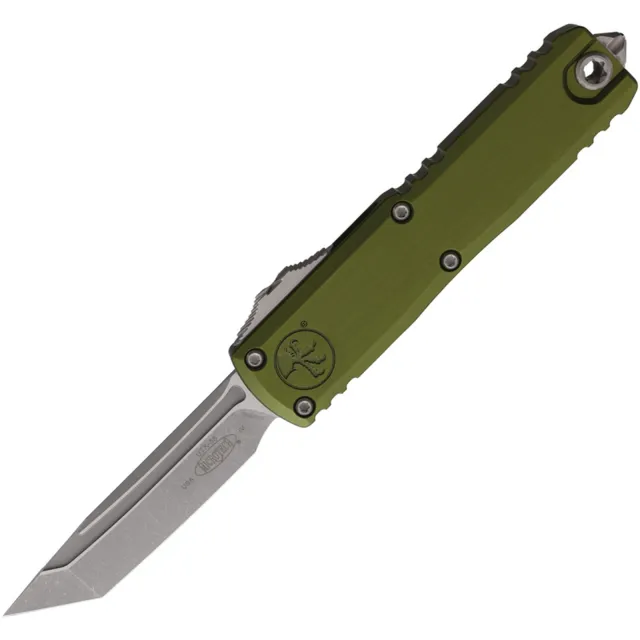 Microtech UTX-85 G4 3.1 In T/E Apocalyptic OD Green ALU HNDL - MICROTECH for sale at Iron and Lace