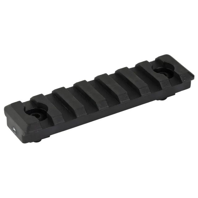 Midwest Industries Polymer M-Lok Rail Section 7 Slot Black - Midwest Industries