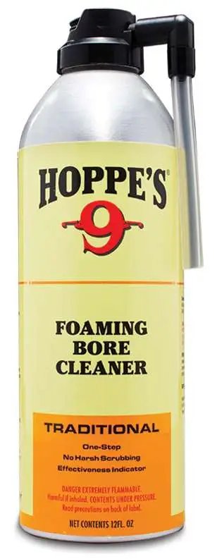 Hoppes 908 Bore Cleaner 12 oz Foam Copper Powder Residue Removal - Hoppe's - 12 OZ