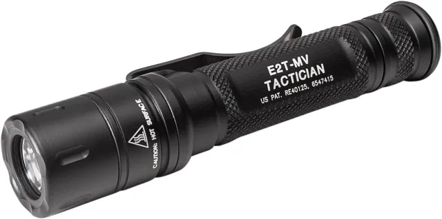 SureFire E2TMV Tactician Flashlight 800 Lumens Black Anodized LED 5"
