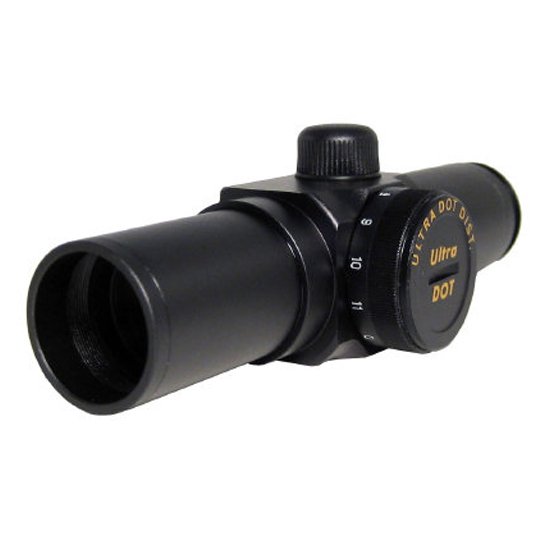 Ultradot UD25B 1" Red Dot Sight 4 MOA, 11 Brightness Settings, Black - Ultradot