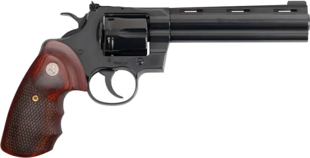 Colt Python-B6WBBTLS .357 Mag Revolver, 6" Blued, Walnut Grips