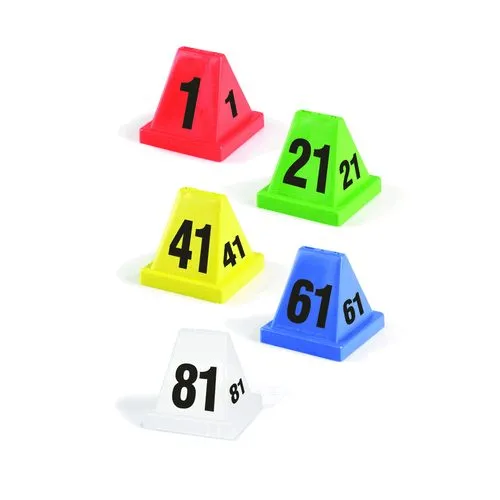 EVI-PAQ Pre-Numbered Versa-Cones Reusable Safety Markers