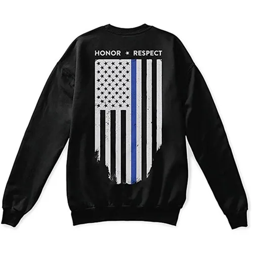 Thin Blue Line Crew Neck Sweatshirt - Thin Blue Line
