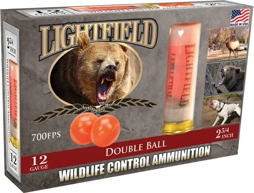 Lightfield CWDB12 12GA 2.75" Rubber Balls 5RD Ammo - Lightfield - 12