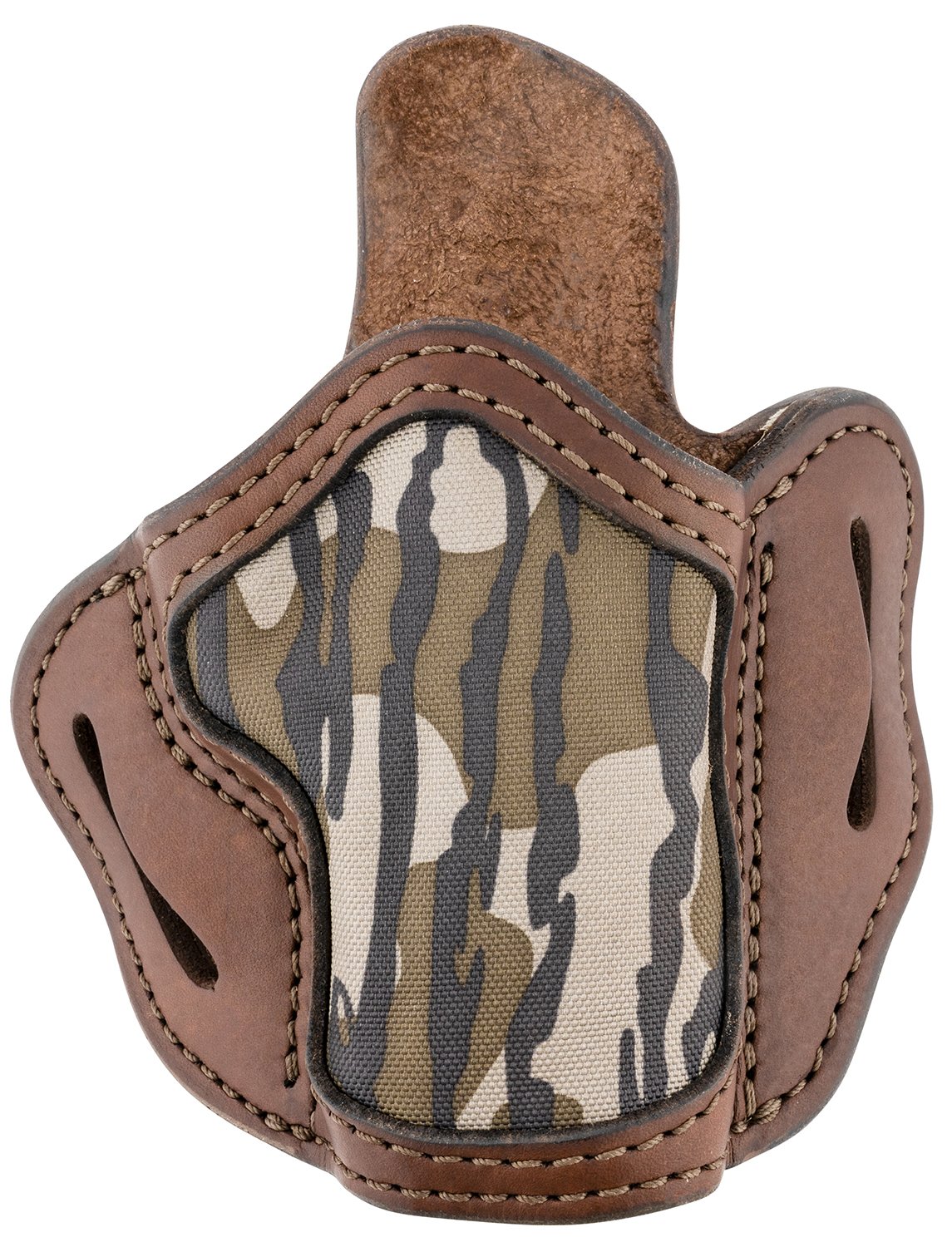 1791 Gunleather BH2.4S Optic Ready OWB Holster Brown/Mossy Oak Leather - 1791 Gunleather