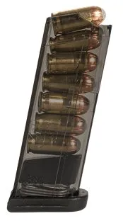 Buy Elite Tactical Systems ETS Glock 42 Magazine .380 ACP 7 Round Carbon Smoke online