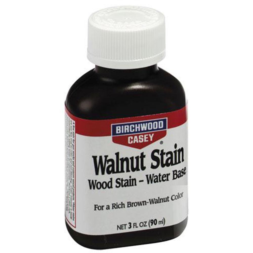 Birchwood Casey 24123 Walnut Water Base Wood Stain 3 oz - Birchwood Casey - 3 OZ