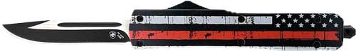Templar MBTR331 Slim OTF Knife 3.1" Black Drop Point Blade