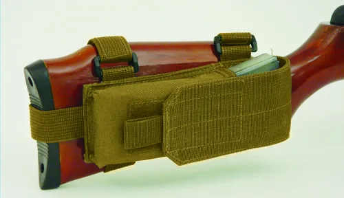 Voodoo Tactical Buttstock Mag Holder Universal Fit Elastic Retention