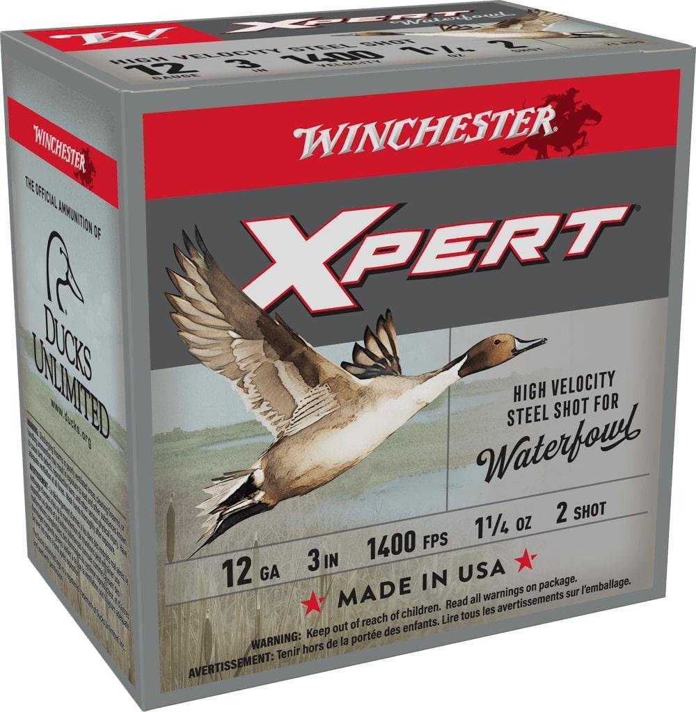Winchester Ammo Super X Xpert High Velocity 12 Gauge 3" 1 1/4 oz 1400 fps 2 Shot 25 Bx/10 Cs