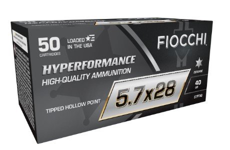 Fiocchi 57PT40 Hyperformance 5.7x28mm 40gr THP Pistol Ammo 50 Rounds - Fiocchi - 5.7x28mm