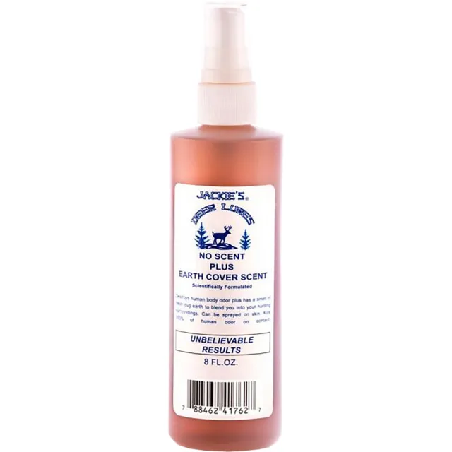 Jackies No Scent Plus Earth w/Sprayer 8 oz. - Jackies Deer Lures
