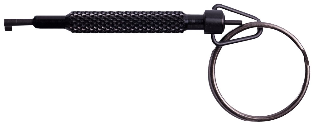 Camp Chef Uzi Rotating Handcuff Key Black Dual Keychain Universal - Camp Chef