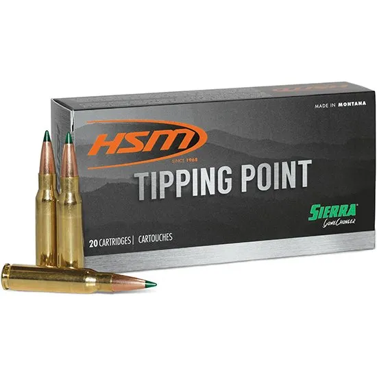 HSM Ammo Tipping Point 6.5Creed 140Gr TP 20/25 HSM-65Creedmoor-7-N - HSM Ammunition - 6.5 Creedmoor