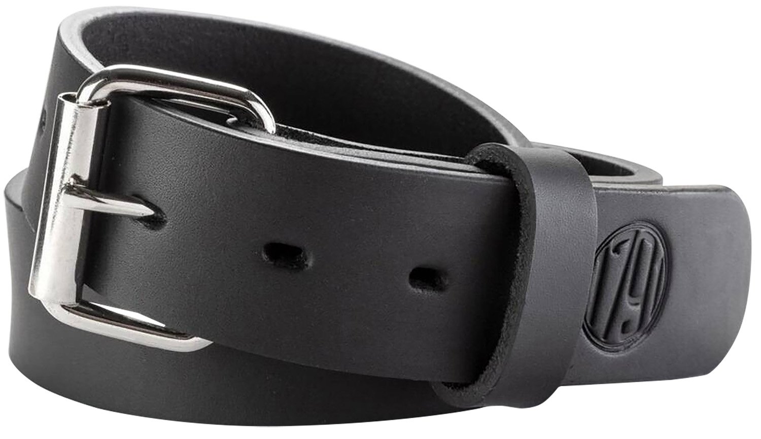 1791 Gunleather BLT014650SBLA Gun Belt Stealth Black Leather 46/50 - 1791 Gunleather