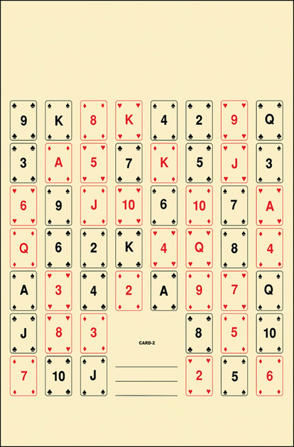 Action Target CARD2100 Paper Targets 22.5Inx24In 100/Box - Action Target