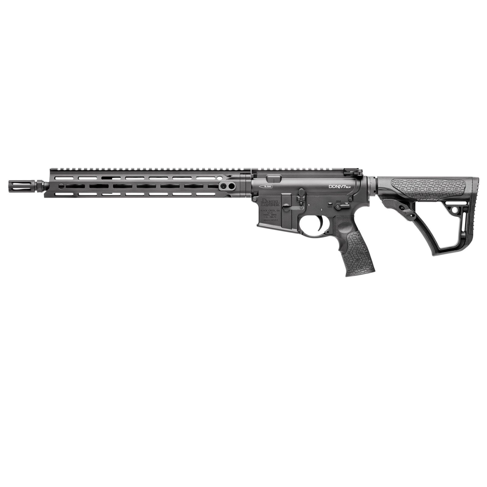 Daniel Defense DDM4 V7 SLW 14.5" 223 Rem 5.56 NATO Matte Black Rifle