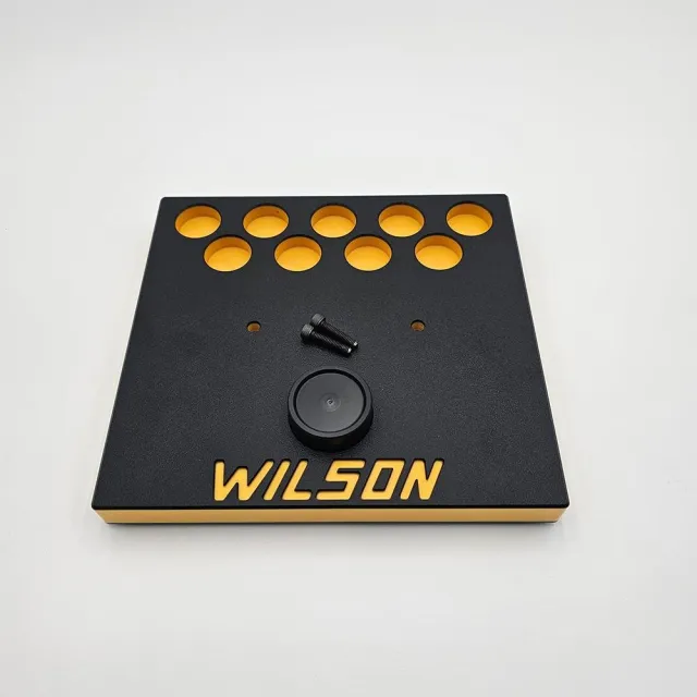 L.E. Wilson Trimmer Platform, Polyethylene, Storage for 9 Case Holders - L.E. Wilson