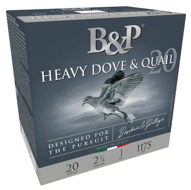 Buy B&P Ammunition 20BD8 Heavy Dove & Quail 20Gauge 2.75" 1oz 8Shot 25 Per online