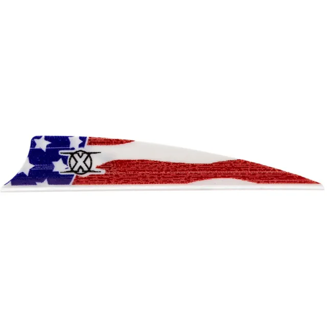 Bohning X Vanes Shield Cut 3 in. American Flag 36 pk. - Bohning for sale at Iron and Lace