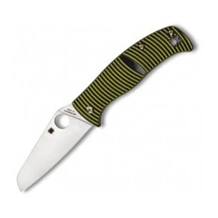 Spyderco C217GPSF Caribbean Sheepfoot Folding Knife - SPYDERCO