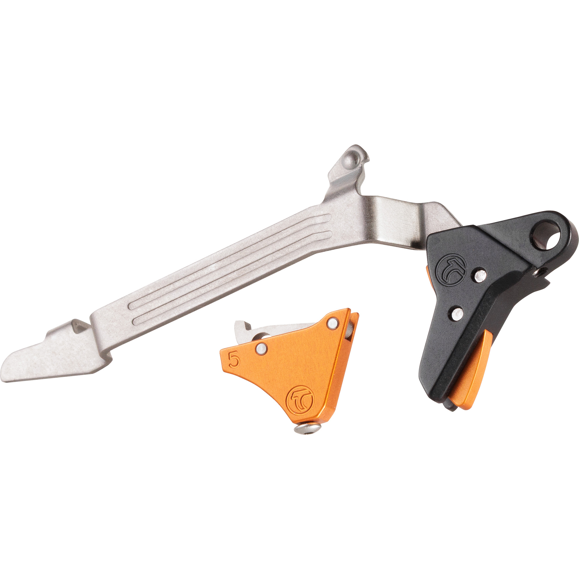 Buy Timney Triggers Alpha Competition Trigger Glock 5-Large Orange Anodized online