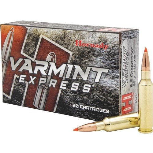 Hornady Varmint Express 6.5 Creedmoor 95 Grain V-Max 20 Rounds Box - Hornady Manufacturing Company - 6.5 Creedmoor
